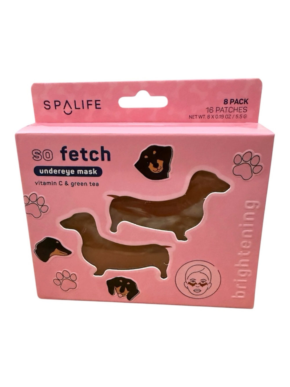 Spalife So Fetch Under-Eye Mask Vitamin C & Green Tea
